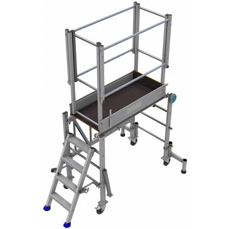 ECHAFAUDAGE DIRECT - MATISERE Mobile Stehleiter - Maximale Arbeitshöhe 3.15m - PIRLNMP 3 ECHAFAUDAGE DIRECT - MATISERE Mobile Stehleiter - Maximale Arbeitshöhe 3.15m - PIRLNMP