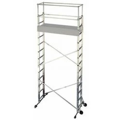 HAILO Leitergerüst: 5m Maxi. Arbeitshöhe, Kompakt, Benutzung Auf Treppen Möglich - 9476/9477