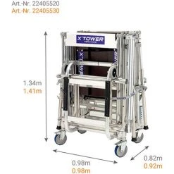 TUBESCA COMABI Teleskopgerüst X-TOWER. Max Arbeitshöhe 4,00m Plattformhöhe 2,00m. - 22405520 -Gerüste And Arbeitsplattformen Verkäufe 11104442 3