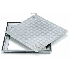 Zarges Schachtabdeckung Aus Stahl Mit Deckplatte 600 Mm X 400 Mm