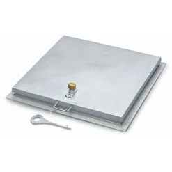 Zarges Brunnenabdeckung, Eckig Ohne Belüftungskamin Aus Edelstahl Ohne Isolierung 625 Mm X 625 Mm