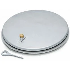 Zarges Brunnenabdeckung, Rund Ohne Belüftungskamin Aus Edelstahl Ohne Isolierung Durchmesser 625 Mm