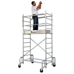 TUBESCA COMABI Rollgerüst Aus Stahl Selbsttragend - Maxi Arbeitshöhe 4.80m - 03140028