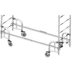 TUBESCA COMABI Rollgerüst Aus Stahl Selbsttragend - Maxi Arbeitshöhe 3.80m - 03141018 -Gerüste And Arbeitsplattformen Verkäufe 11641372 3