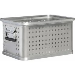 G&UUML;NZBURGER STEIGTECHNIK Günzburger Rettungstechnik Aluminium Kästen Gelocht Ohne Deckel Nach DIN 14880 400x300x220mm