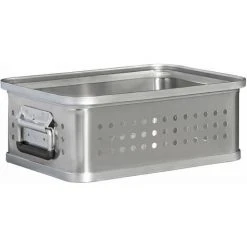 G&UUML;NZBURGER STEIGTECHNIK Günzburger Rettungstechnik Aluminium Kästen Gelocht Ohne Deckel Nach DIN 14880 400x300x150mm