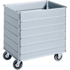 Zarges Transportwagen W182 Eloxiert Mit 16 Ablauflöchern