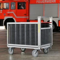 G&UUML;NZBURGER STEIGTECHNIK Günzburger Rettungstechnik Rollcontainer Atemluftflaschen -Gerüste And Arbeitsplattformen Verkäufe 12841837 3