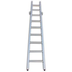 G&UUML;NZBURGER STEIGTECHNIK Günzburger Rettungstechnik Steckleiter-Unterteil Nach ÖNorm Aus Aluminium