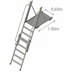 PLATTFORMLEITER EXPERTEN - MATISERE Grubenleiter 0.69 Bis 1.19m - MAD1FF -Gerüste And Arbeitsplattformen Verkäufe 13696434 3