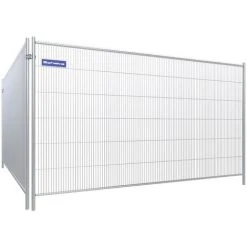 Schake Mobilzaun Secure 2m Höhe, 112 Senkrechte Drähte