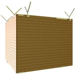 Schake Holz-Mobilzaun Aus Massivholz 2,5x2,0m