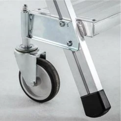 ZARGES Podesttreppe Fahrbar Z 600 Beidseitig Begehbar MitLeichtmetall-Stufen | 41985 -Gerüste And Arbeitsplattformen Verkäufe 15412904 4