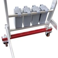 Euroline Premium 32778 Podestleiter Fahrbar, Klappbar 8 Stufen -Gerüste And Arbeitsplattformen Verkäufe 16941937 3