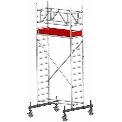 Euroline 9512 Fahrgerüst Mit Fahrbalken Starr Normalaufbau 5,30m AH 3 Euroline 9512 Fahrgerüst Mit Fahrbalken Starr Normalaufbau 5,30m AH
