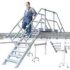 Euroline 512 Übergang 60° 800mm Stufenbreite 2x10 Stufen