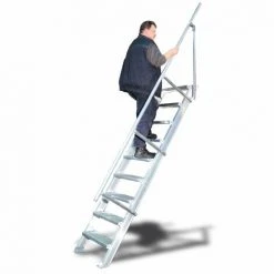 Euroline 510 Treppe 60° 800mm Stufenbreite 6 Stufen