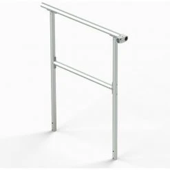 Euroline Stirngeländer Für 511 Podesttreppe, 600mm Stufenbreite