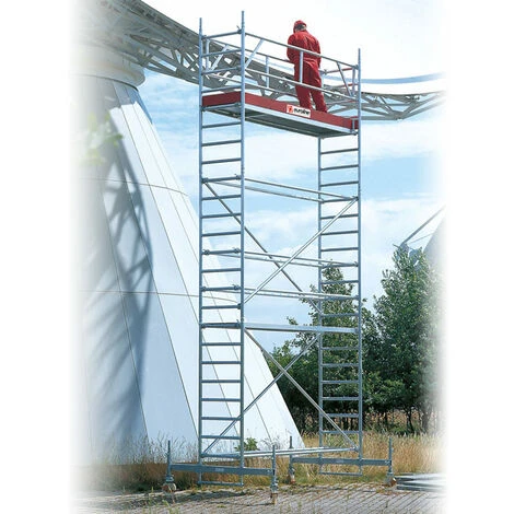 Euroline Gerüst 9516 Mit Sicherheitsaufbau Und Auslegern 8,35m AH 4 Euroline Gerüst 9516 Mit Sicherheitsaufbau Und Auslegern 8,35m AH - Image 2