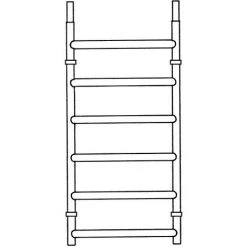 Euroline 6-Sprossenrahmen 0,75m