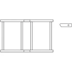 Euroline Gelenkträger 1,80m