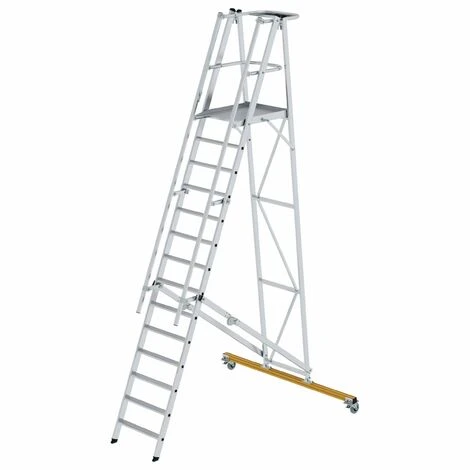 GÜNZBURGER STEIGTECHNIK Günzburger Podestleiter Klappbar 14 Stufen 3 GÜNZBURGER STEIGTECHNIK Günzburger Podestleiter Klappbar 14 Stufen