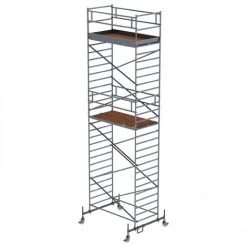 G&UUML;NZBURGER STEIGTECHNIK Günzburger Rollgerüst Mit Doppelplattform 1,35x3,00m Plattform, 9,35m AH