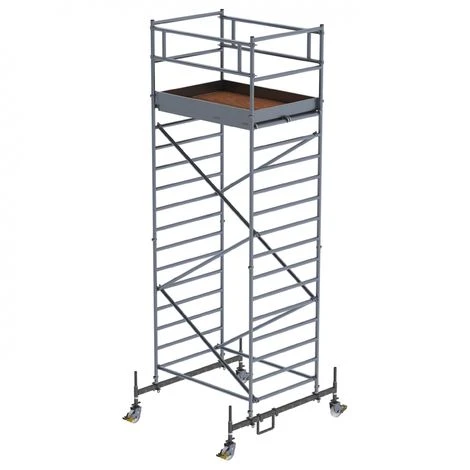 GÜNZBURGER STEIGTECHNIK Günzburger Rollgerüst Mit Doppelplattform 1,35x1,80m Plattform, 6,35m AH 3 GÜNZBURGER STEIGTECHNIK Günzburger Rollgerüst Mit Doppelplattform 1,35x1,80m Plattform, 6,35m AH