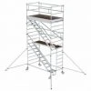 G&UUML;NZBURGER STEIGTECHNIK Günzburger Rollgerüst Mit Schrägaufstiegen 1,35x2,45m Plattform, 6,35m AH