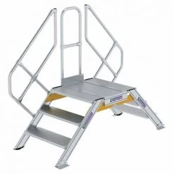 G&UUML;NZBURGER STEIGTECHNIK Günzburger Überstieg 45° Inkl. Einen Handlauf, Stufenbreite 800mm, 2x3 Stufen