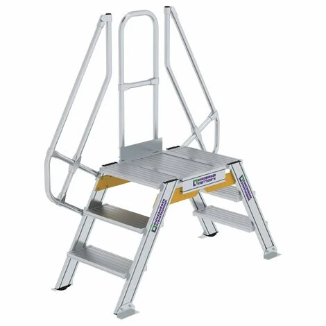 GÜNZBURGER STEIGTECHNIK Günzburger Überstieg 60° Inkl. Einen Handlauf, Stufenbreite 600mm, 2x3 Stufen 3 GÜNZBURGER STEIGTECHNIK Günzburger Überstieg 60° Inkl. Einen Handlauf, Stufenbreite 600mm, 2x3 Stufen