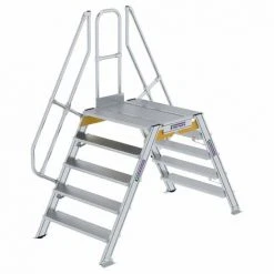 G&UUML;NZBURGER STEIGTECHNIK Günzburger Überstieg 60° Inkl. Einen Handlauf, Stufenbreite 1000mm, 2x5 Stufen