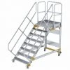 G&UUML;NZBURGER STEIGTECHNIK Günzburger Plattformtreppe Fahrbar 45° Stufenbreite 1000mm 8 Stufen -Gerüste And Arbeitsplattformen Verkäufe 17403908 1