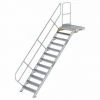 G&UUML;NZBURGER STEIGTECHNIK Günzburger Treppe Mit Plattform 45° Inkl. Einen Handlauf, 800mm Stufenbreite, 12 Stufen -Gerüste And Arbeitsplattformen Verkäufe 17404083 1
