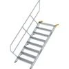 G&UUML;NZBURGER STEIGTECHNIK Günzburger Treppe 45° Inkl. Einen Handlauf, 1000mm Stufenbreite, 8 Stufen -Gerüste And Arbeitsplattformen Verkäufe 17404248 1