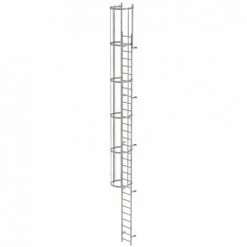 G&UUML;NZBURGER STEIGTECHNIK Günzburger Ortsfeste Steigleitern An Maschinellen Anlagen Aluminium, 8,40m SH