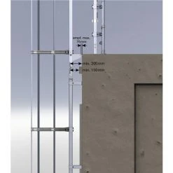 GÜNZBURGER STEIGTECHNIK Günzburger Ortsfeste Steigleitern An Maschinellen Anlagen Aluminium Eloxiert, 6,44m SH 7 GÜNZBURGER STEIGTECHNIK Günzburger Ortsfeste Steigleitern An Maschinellen Anlagen Aluminium Eloxiert, 6,44m SH -Gerüste And Arbeitsplattformen Verkäufe 17405654 2