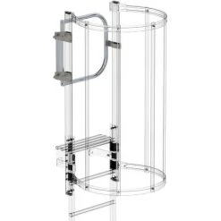 G&UUML;NZBURGER STEIGTECHNIK Günzburger Sicherungstüre Aluminium