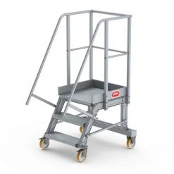 Altrex Podesttreppe Fahrbar 60° 3 Stufen