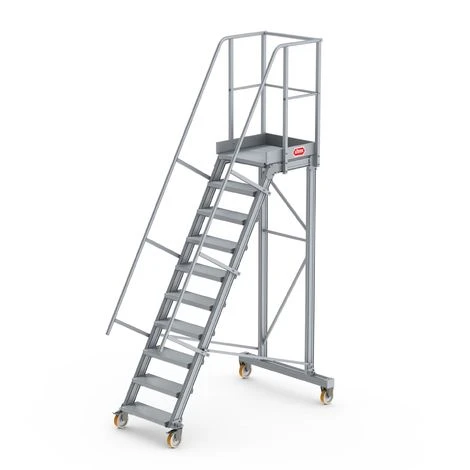 Altrex Podesttreppe Fahrbar 60° 10 Stufen 3 Altrex Podesttreppe Fahrbar 60° 10 Stufen