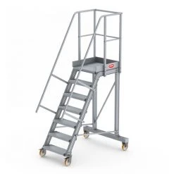 Altrex Podesttreppe Fahrbar 60° 7 Stufen