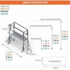 PLATTFORMLEITER EXPERTEN - MATISERE Mobile Plattformtreppe - 2 Stufen - Maximale Arbeitshöhe. 2.65m - PRDA65 8 PLATTFORMLEITER EXPERTEN - MATISERE Mobile Plattformtreppe - 2 Stufen - Maximale Arbeitshöhe. 2.65m - PRDA65 -Gerüste And Arbeitsplattformen Verkäufe 25862389 2