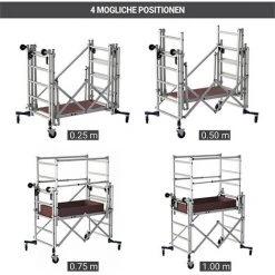 TUBESCA COMABI Teleskopgerüst NANO TOWER - 22406410 10 TUBESCA COMABI Teleskopgerüst NANO TOWER - 22406410 -Gerüste And Arbeitsplattformen Verkäufe 25862565 4
