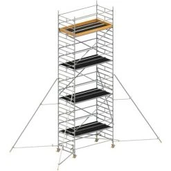 Layher Rollgerüst Uni Breit P2 Mit Gerüststützen 5m, 9,20m AH