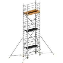 Layher Rollgerüst Uni Leicht P2 Mit Gerüststützen 7,10m AH