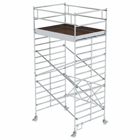 GÜNZBURGER STEIGTECHNIK Günzburger Klappgerüst Mit Dreifach-Plattform 6,40m AH 3 GÜNZBURGER STEIGTECHNIK Günzburger Klappgerüst Mit Dreifach-Plattform 6,40m AH