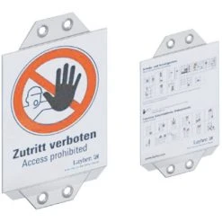 Layher Sichttasche Mit Integr. Verbotsschild 10 Stück