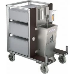 G&UUML;NZBURGER STEIGTECHNIK Günzburger Rettungstechnik Rollcontainer 1200x800mm Hygiene Typ2