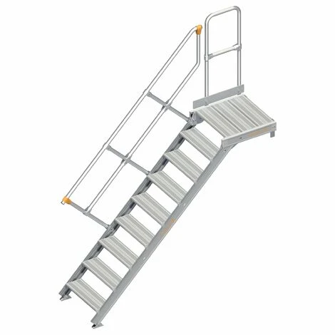 Layher 112 Treppe Mit Plattform 45° 60cm 9 Stufen 3 Layher 112 Treppe Mit Plattform 45° 60cm 9 Stufen