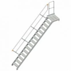 Layher 112 Treppe Mit Plattform 45° 60cm 15 Stufen